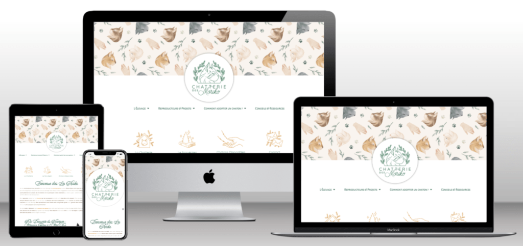 Site internet Chatterie des Moriko